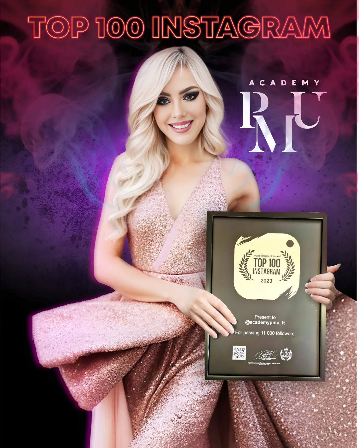 "TOP 100 INSTAGRAM" – Награда за най-добри профили в индустрията